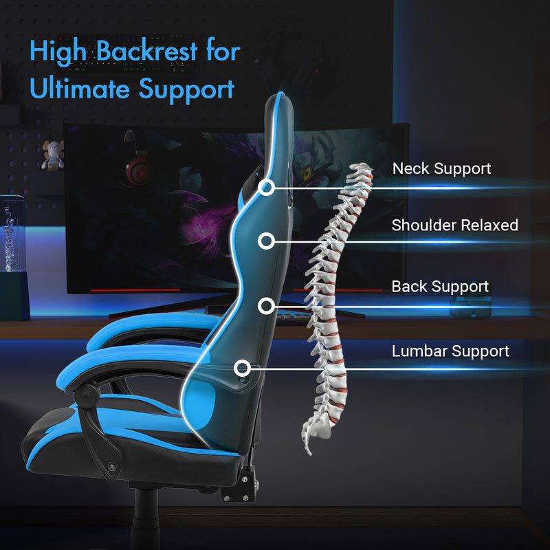 Advwin Computer Gaming Chair with Lumbar Support