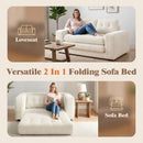 Advwin 2-in-1 Convertible Wide-Wale Corduroy Sofa Bed