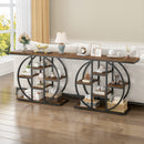 Advwin 103cm Entryway Console Table with Storage Shelf