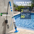 Advwin Cordless Handheld Pool Vacuum w/ Telescopic Pole