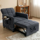 Advwin 3 in 1 Convertible Sofa Bed Linen Sleeper Chair (Pre-Order)
