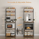 Advwin 6 Tiers Kitchen Bakers Rack with Power Outlet
