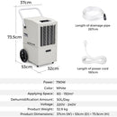 Advwin 50L Commercial Dehumidifier White