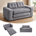 Advwin Folding Sofa Bed  Fold Out Corduroy Sleeper Couch