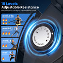 Advwin Magnetic Rowing Machine Quiet & Smooth 16-Level Resistance