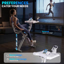 Advwin Foldable Exercise Bike with Desk