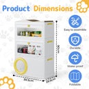 Advwin 4 in 1 Plastic Cat House with Scratching Board