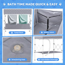 Advwin Elevated & Foldable Pet Grooming Bath Tub