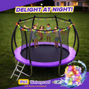 Advwin 12FT Outdoor Trampoline for Kids w/ Sprinkler