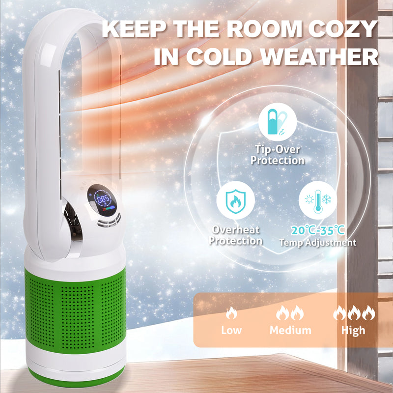 Advwin Cooling & Heating Fan Combo with HEPA Air Purifier