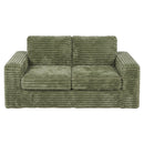 Advwin 162cm Loveseat Floor Sofa Corduroy Boneless Couch
