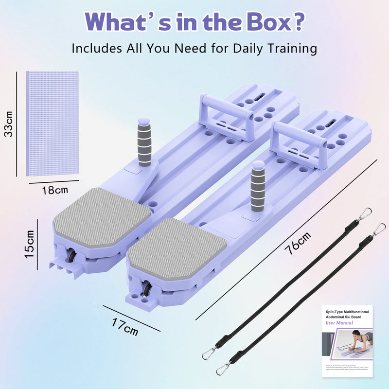 Advwin Pilates Board Detachable Multi-functional