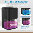 Advwin Portable Mini Dehumidifiers 2L Black