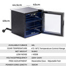Advwin 46L Digital Mini Beverage Cooler w/ Interior Light