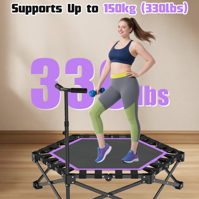 Advwin 42" Mini Trampoline 3s Quick Folding