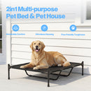 Advwin 48" 2-in-1 Dog Kennel House Weatherproof for Dogs