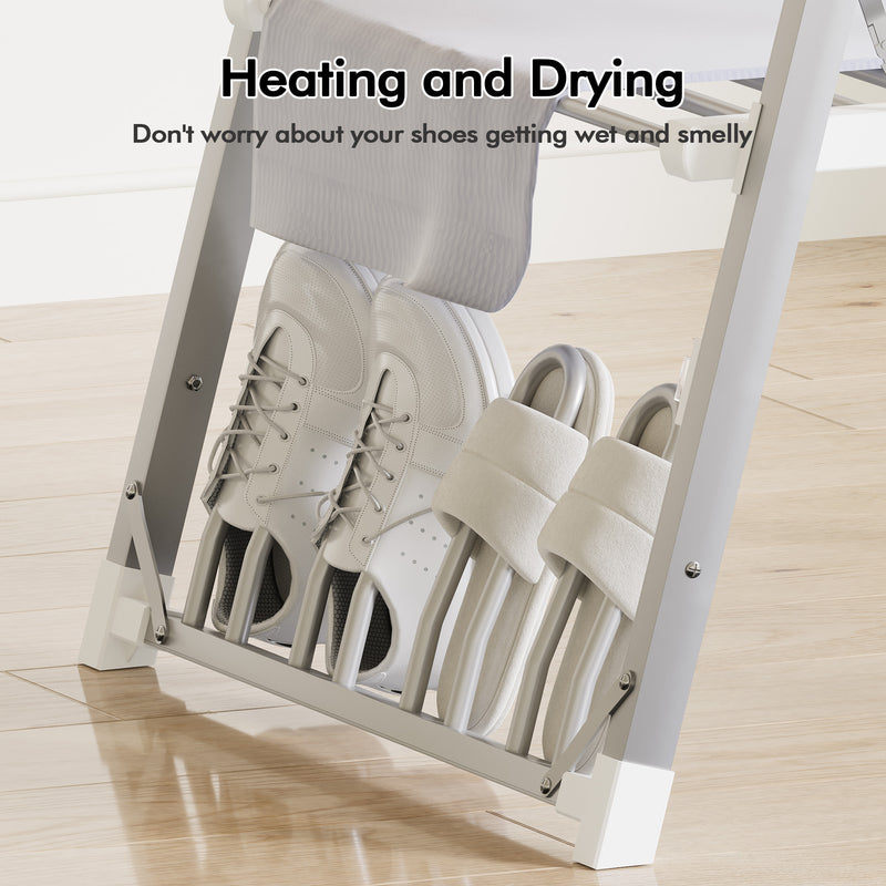 Advwin 2 Tier Freestanding Electric Heated Towel Rail