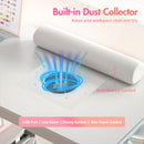 Advwin Manicure Table Glass Top w/Dust Collector