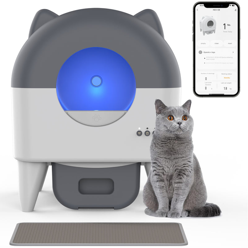 Advwin 90L Automatic Cat Litter Box Self Cleaning