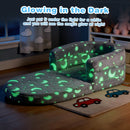 Advwin 3-in-1 Convertible Toddler Travel Sofa Bed