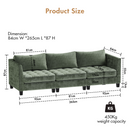 Advwin Modern 3 Seaters Sofa