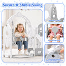 Advwin 10-in-1 Kids Slide Swing Set Indoor & Outdoor Playset