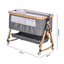 Advwin 3 in 1 Baby Bassinets with Mattress