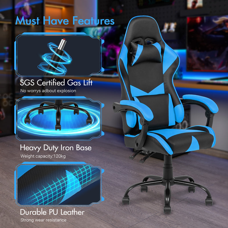 Advwin Computer Gaming Chair with Lumbar Support