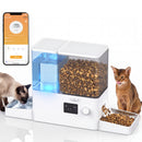 Advwin 2-in-1 Automatic 5L Cat Feeder & 3.5L Water Dispenser