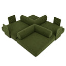 Advwin 5-in-1 Convertible Folding Loveseat Sofa Bed
