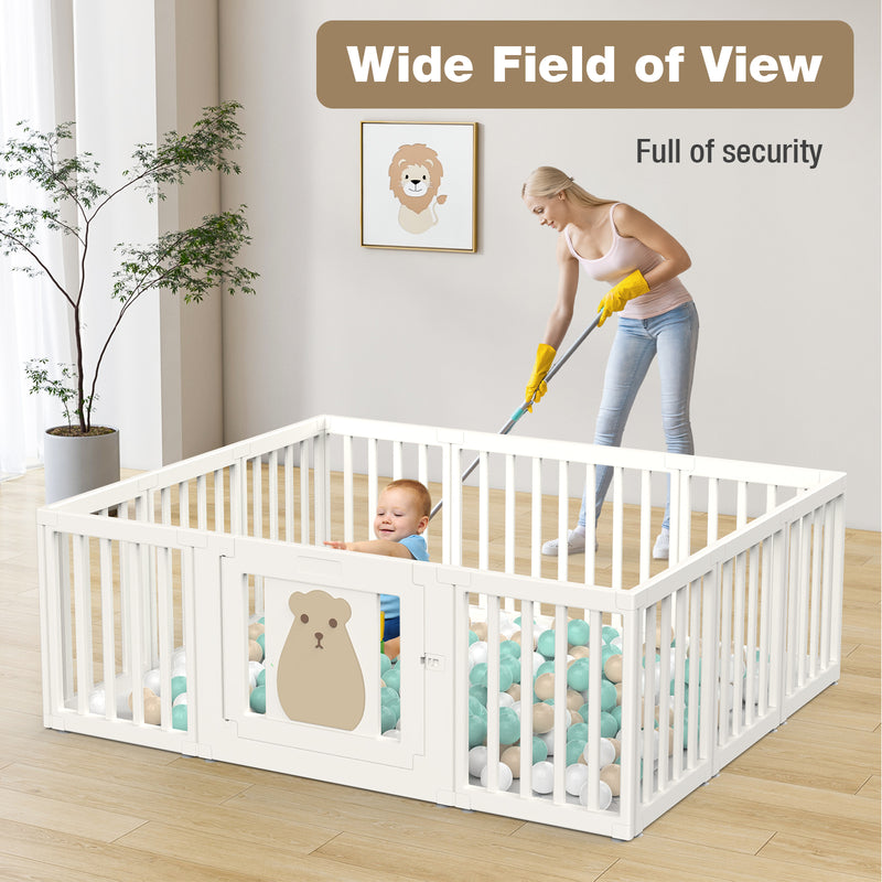 Advwin Baby Playpen 12 Panels Baby Fence