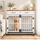 Advwin Dog Crate Furniture with Drawers & Removable Tray