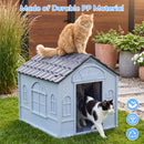 Advwin Small Weatherproof Plastic Dog House