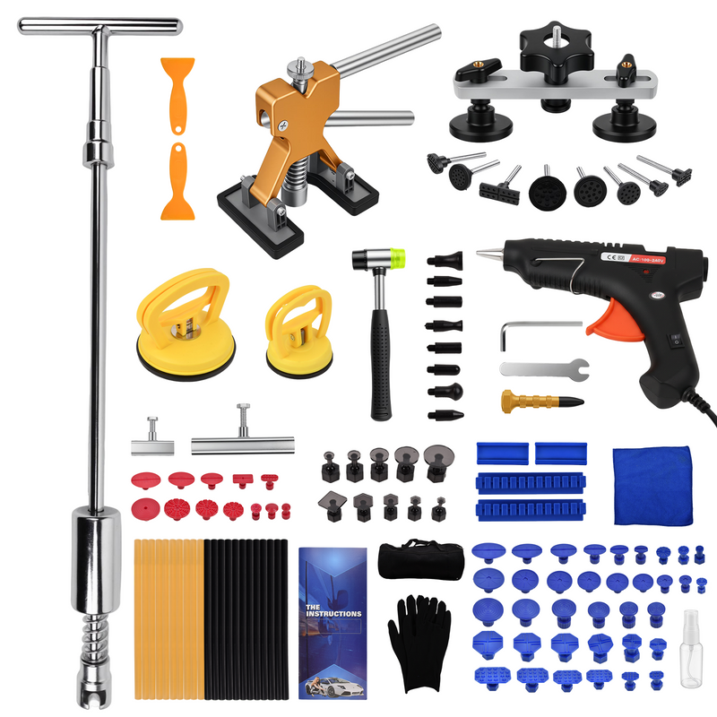 Advwin 116 PCS Car Dent Repair Kit with Golden Lifter