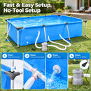 Advwin Steel Frame Above Ground Pool w/ Filter Pump