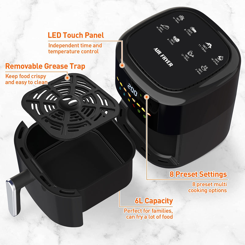 Advwin 6L Air Fryer Oil-Less Healthy Kitchen Oven