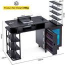 Advwin Manicure Table Dust with Dust Collector LED Light