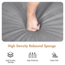 Advwin 2-Seater Velvet Fabric Loveseat Sofa 120cm