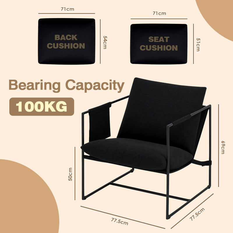 Advwin Sling Accent Chair Armchair