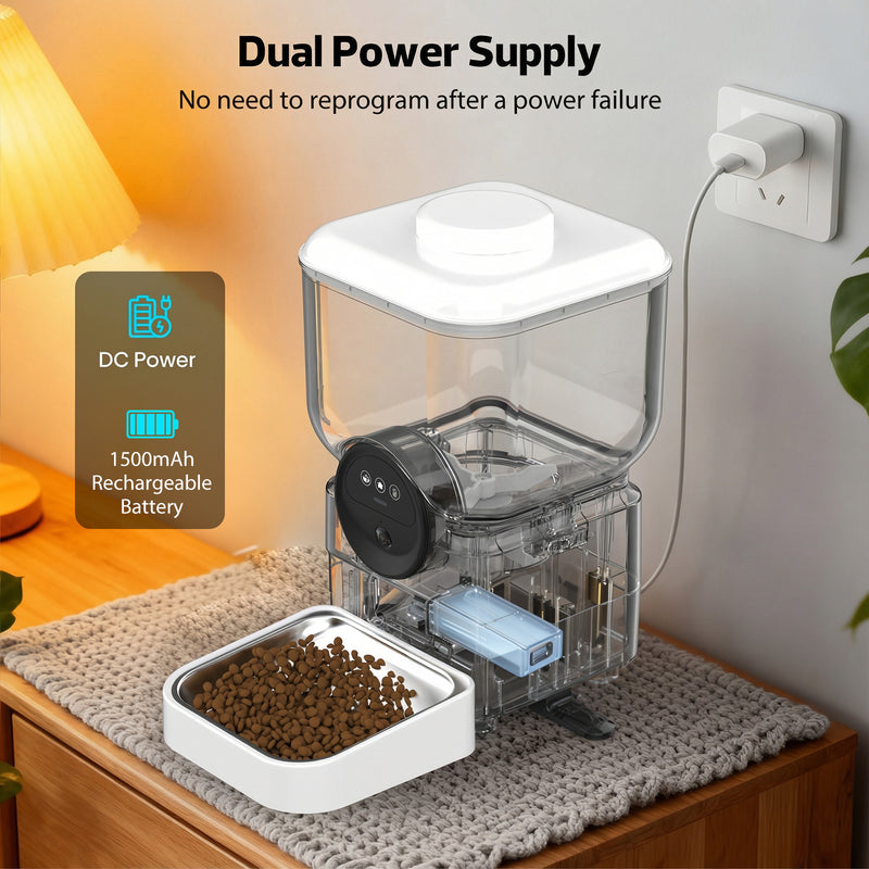 Advwin Automatic Pet Feeder 7L w/ HD Camera & APP Control