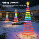Advwin 195cm Christmas Cone Tree Lights