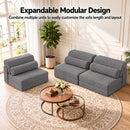 Advwin 3-in-1 Modular Folding Sofa Bed Corduroy