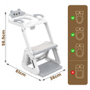 Advwin Foldable 2-in-1 Toddler Potty Training Seat