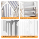 Advwin Pet Playpen with Tent & Storage Rack