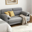 Advwin 2-Seater Velvet Fabric Loveseat Sofa 120cm