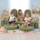 Advwin 16pcs Modular Kids Play Couch Building Fort