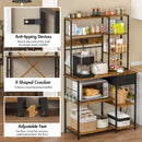 Advwin 6 Tiers Large Bakers Rack with Power Outlets