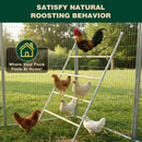 Advwin Chicken Roosting Perch 4-Tier Ladder Climbing Frame