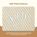 Advwin Corduroy Single Sofa with Storage (Pre-Order)