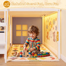 Advwin King Single Low Loft Bed with 7 Drawers Bookcase